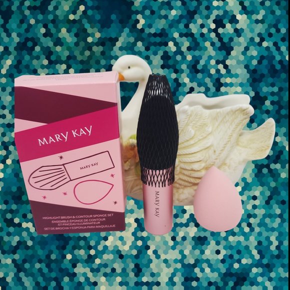 HIGHLIGHT BRUSH & CONTOUR SPONGE SET~MARY KAY ~LIMITED EDITION - Discontinued - Picture 5 of 6